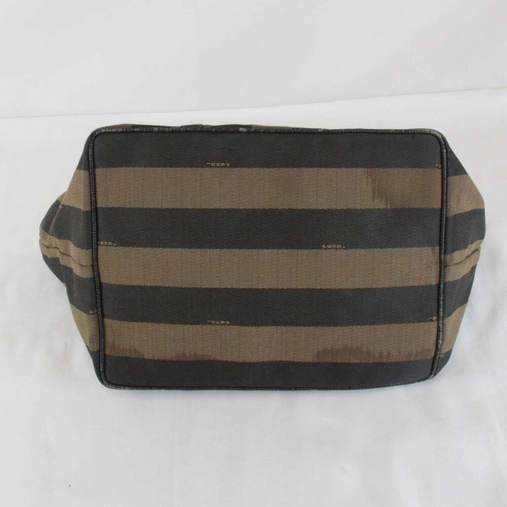 FENDI Pequin Boat-Shaped Tote Bag, Canvas, Brown, Women's - Picture 5 of 13